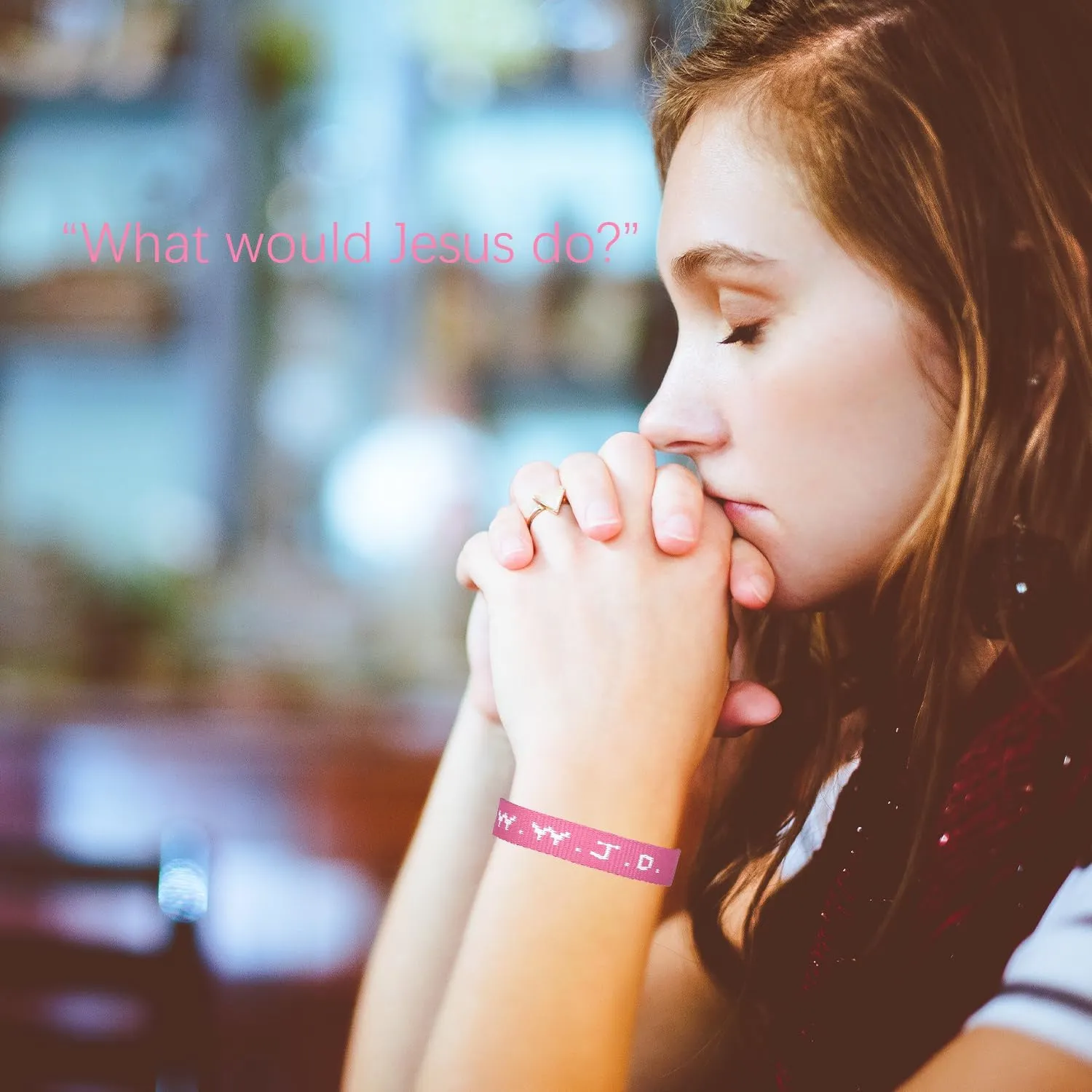 12Pcs WWJD Bracelet What Would Jesus Do Bracelet Jesus Religious Bracelet Woven Wristbands, Suitable for Adults