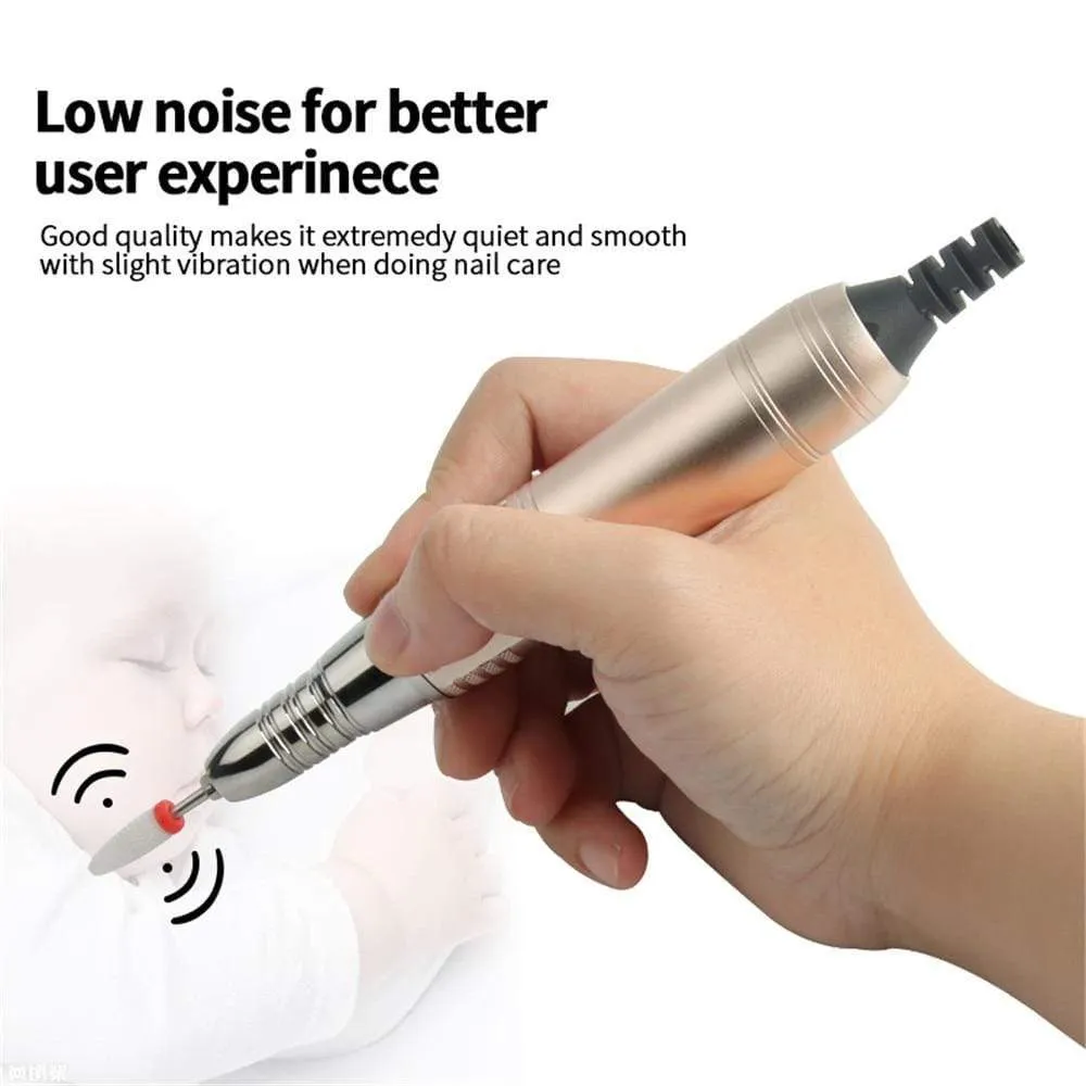 35000 RPM Electric Nail Drill Machine Electric Nail File LED Display Nail Tools Manicure Machine Nail Drill Bits Polisher