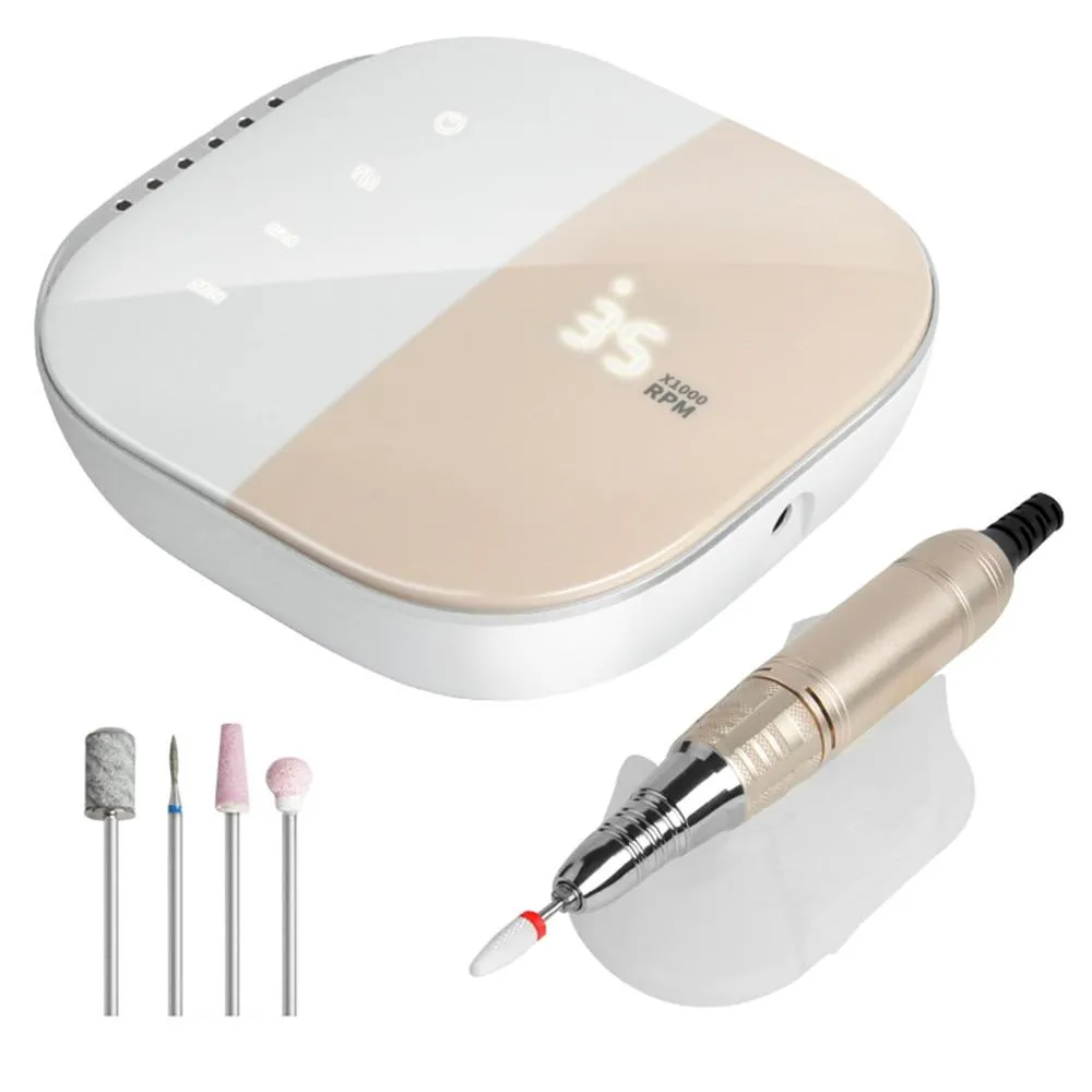 35000 RPM Electric Nail Drill Machine Electric Nail File LED Display Nail Tools Manicure Machine Nail Drill Bits Polisher