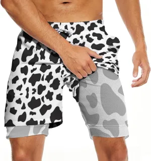80s Shorts for Men 90s Swim Trunks Retro 80s Summer Party Shorts 90s Shorts Quick Dry Swimming Shorts with Mesh Lining