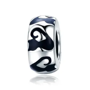 925 Sterling Silver Cat Silhouette Pendant For Diy Bracelets & Necklaces