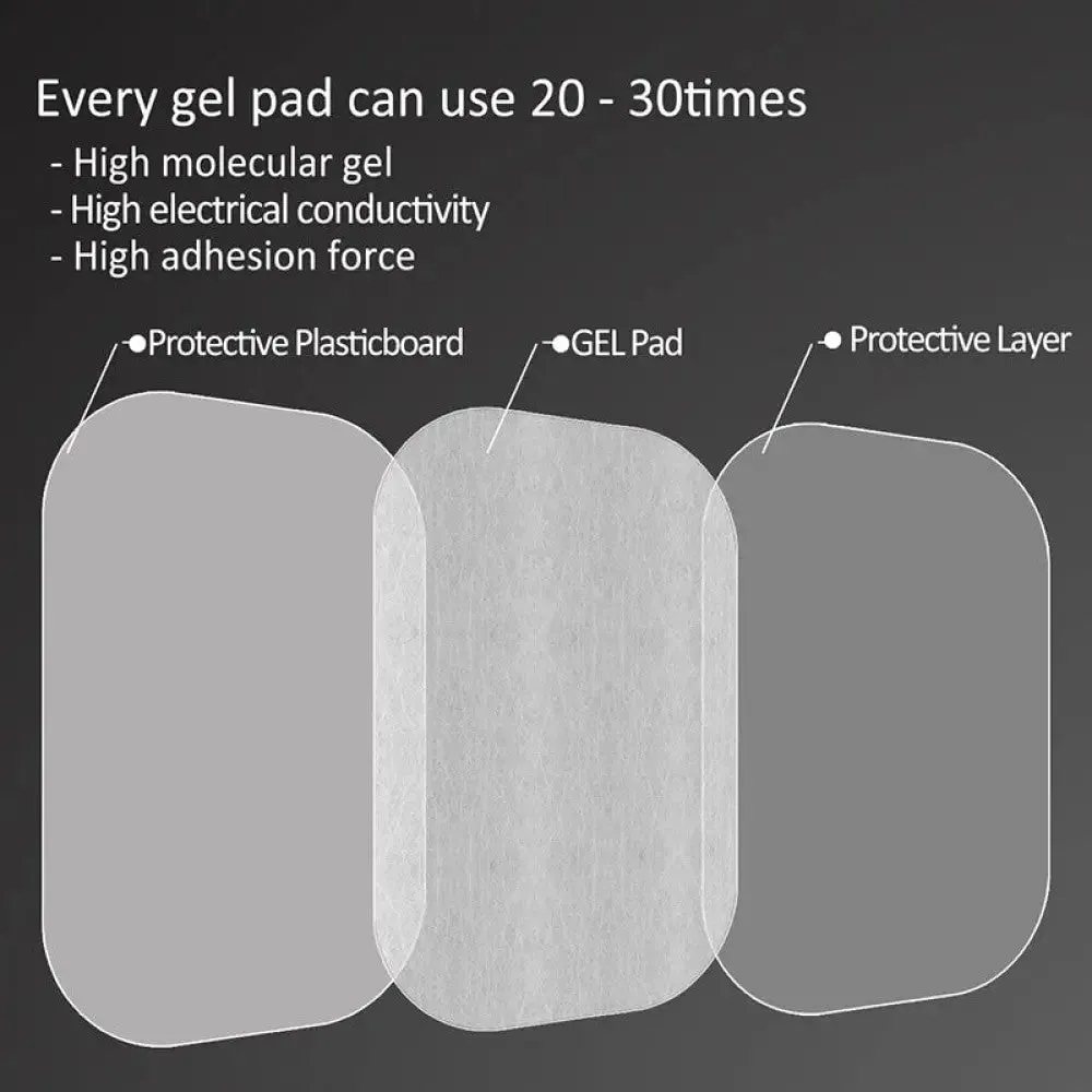 Abs High-quality Replacement Gel Pads for Ems Muscle Stimulator Exerciser