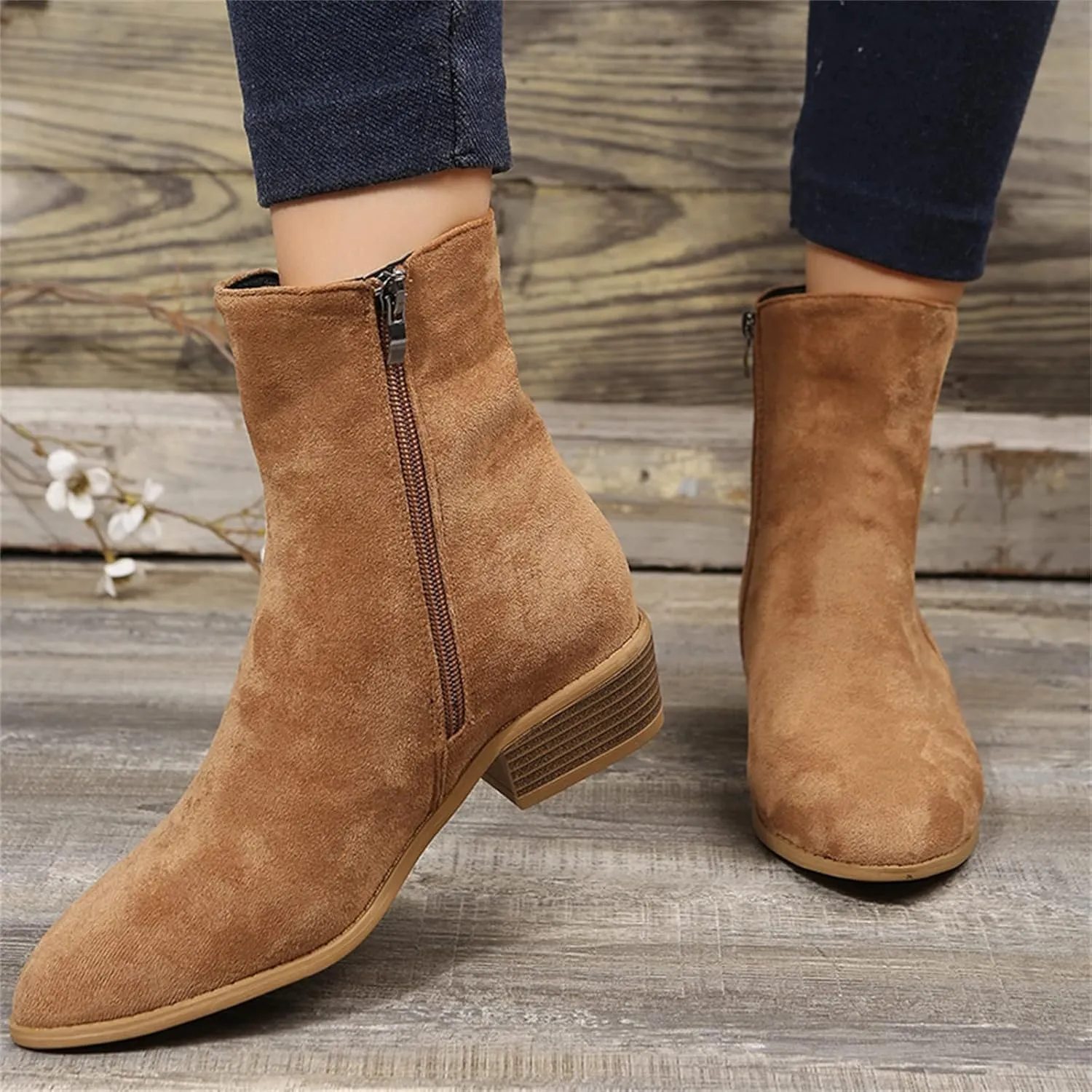 Ankle Boots for Women Tan Boots for Women Black Leather Boots for Women Leather Winter Boots Woman Black Ankle Boots for Women Chunky Heel White Cowboy Ankle Boots Men