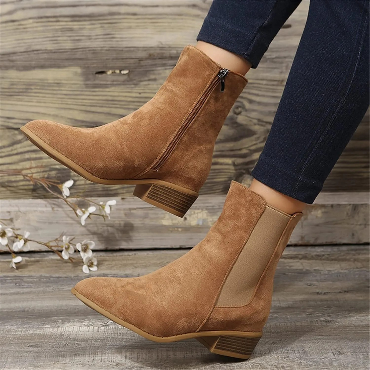 Ankle Boots for Women Tan Boots for Women Black Leather Boots for Women Leather Winter Boots Woman Black Ankle Boots for Women Chunky Heel White Cowboy Ankle Boots Men