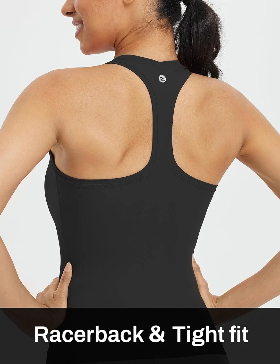baleaf Women's Racerback Workout Tank Tops Racer Back Yoga Gym Athletic Running Sleeveless Shirts Camisole