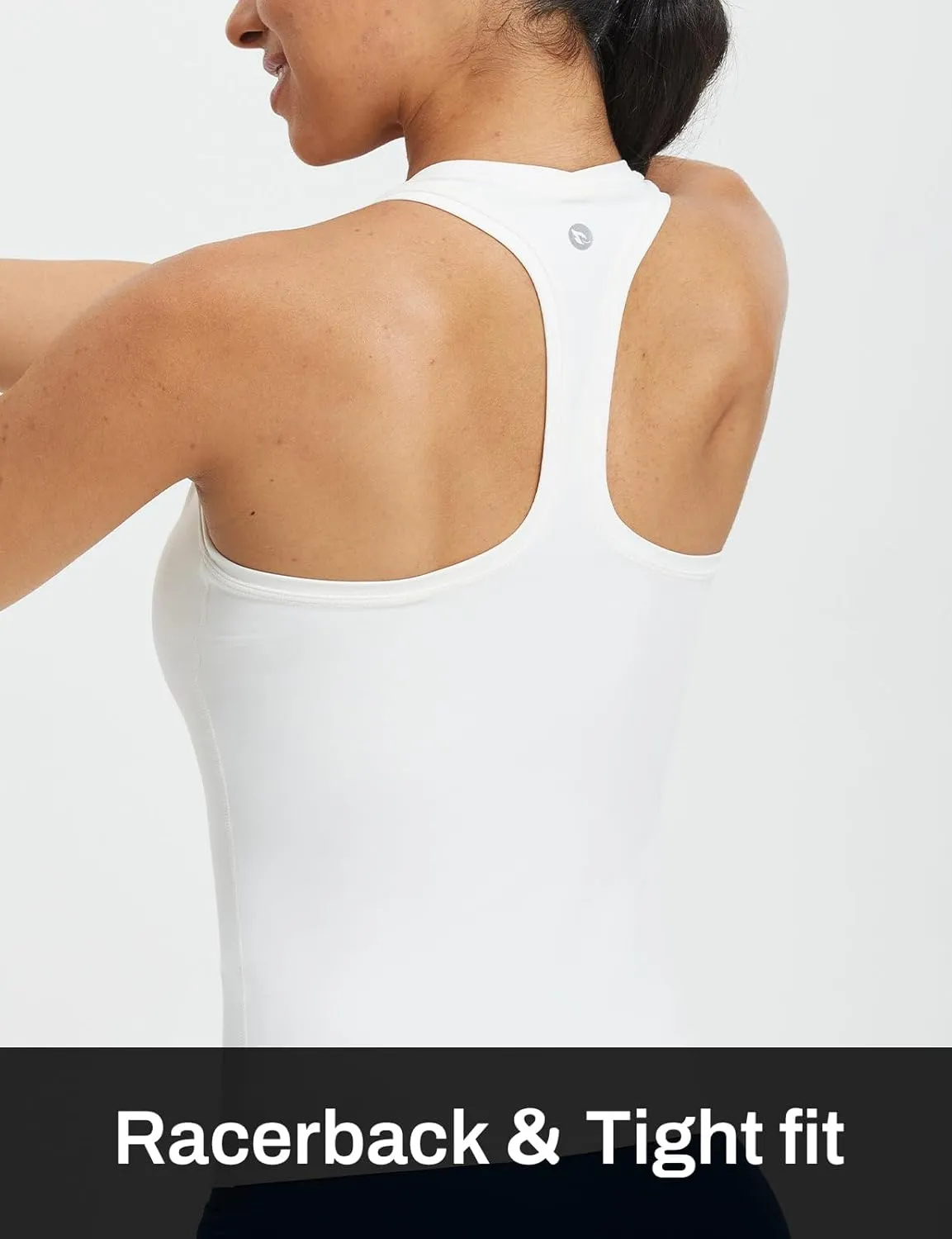 baleaf Women's Racerback Workout Tank Tops Racer Back Yoga Gym Athletic Running Sleeveless Shirts Camisole