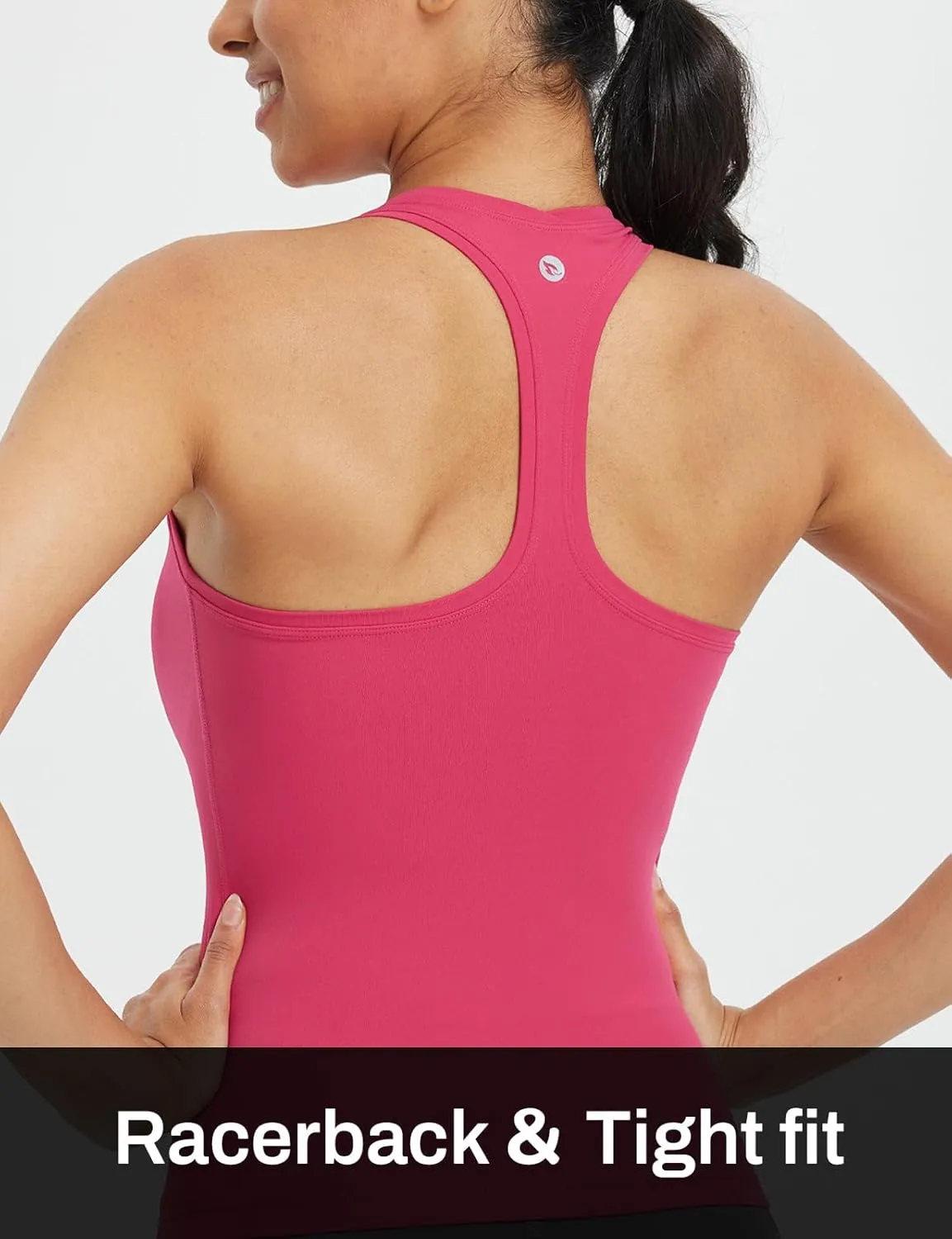 baleaf Women's Racerback Workout Tank Tops Racer Back Yoga Gym Athletic Running Sleeveless Shirts Camisole