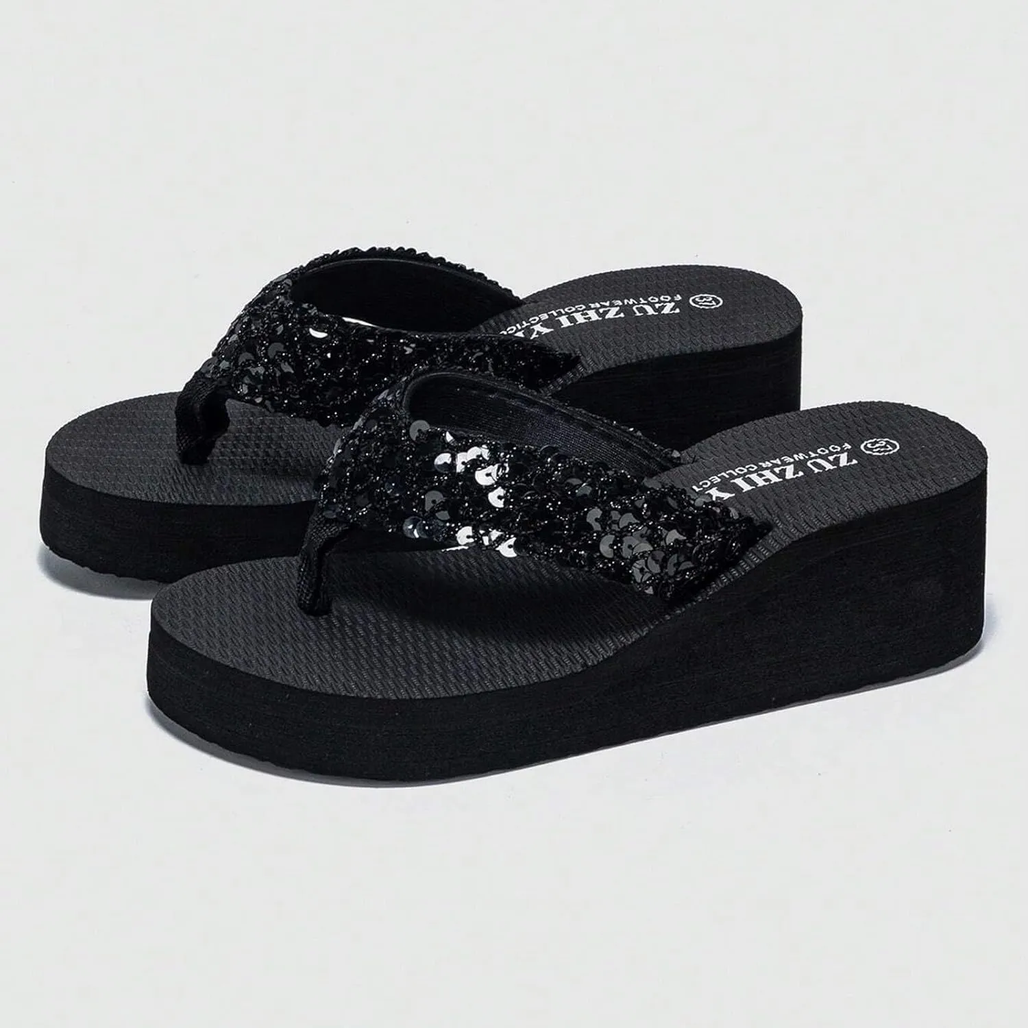 Beach Sandals for Woman Comfortable Flip Flops for Women Comfortable Beach Sandals Slip on Thong Flat Sandals