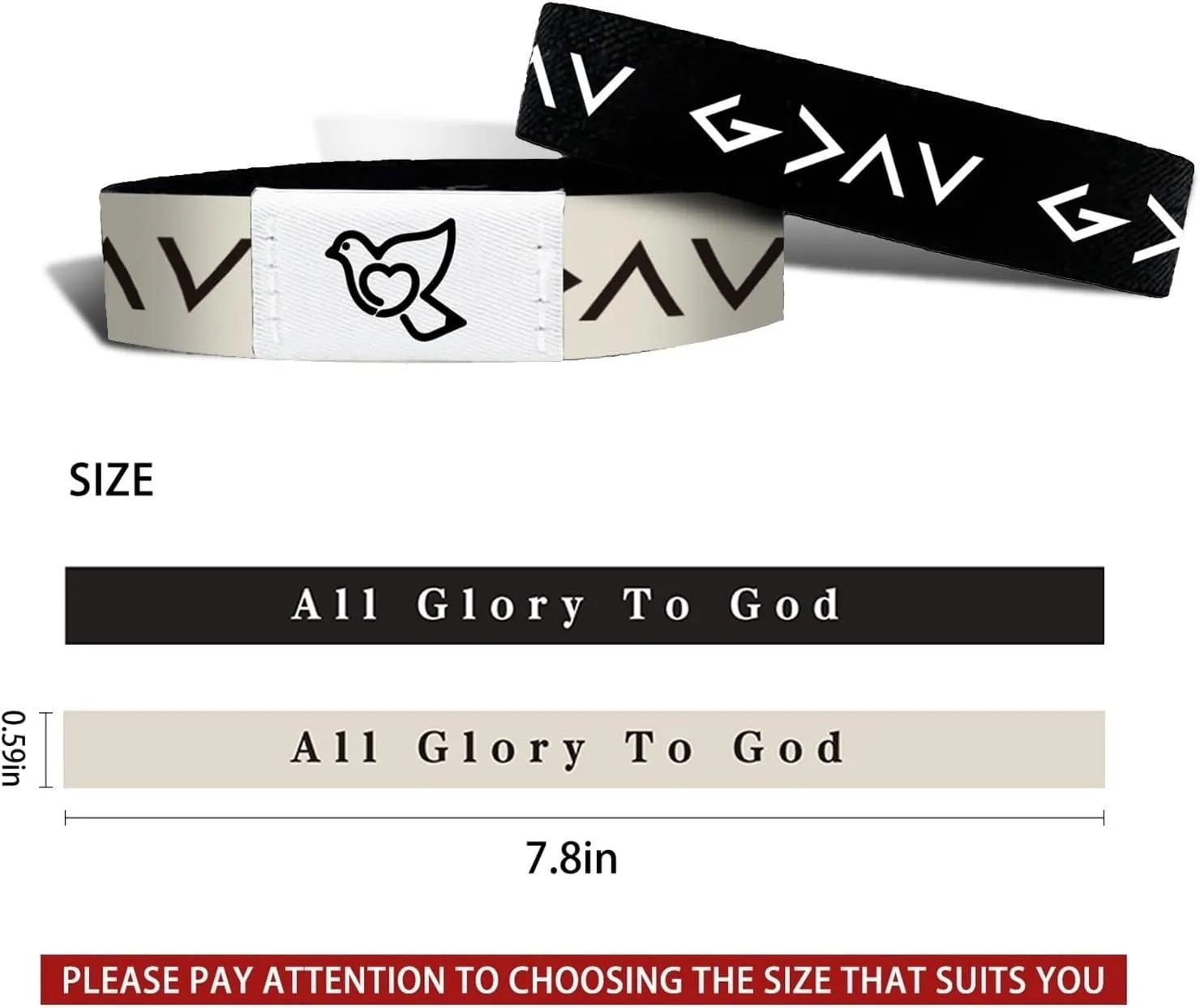 Bible Verse Bracelet With NFC - Christian Scripture Bracelets for Men, Women and Teens - Daily Bible Verse Gifts for Halloween, Christmas
