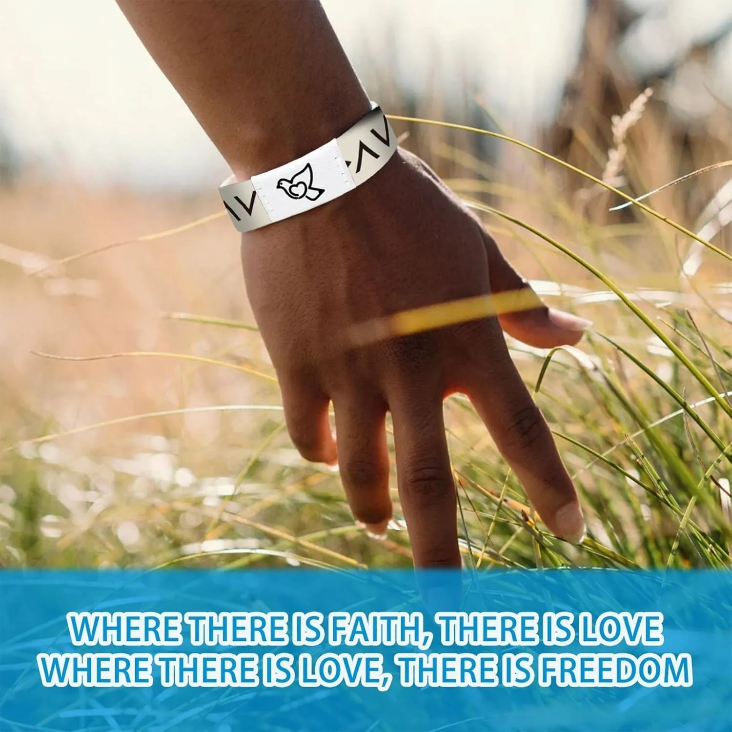 Bible Verse Bracelet With NFC - Christian Scripture Bracelets for Men, Women and Teens - Daily Bible Verse Gifts for Halloween, Christmas