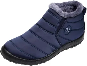 Black Winter Boots for Women Wide Calf Womens Snow Boots 9.5 Wide Warm Winter Boots Women Womens Snow Shoes Ankle Tall Black Winter Boots for Women