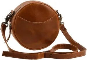 Buffalo Leather Crossbody Sling Bag For Women, Purse Wallet Satchel Handbag Messenger Bags, Mini 8 inches