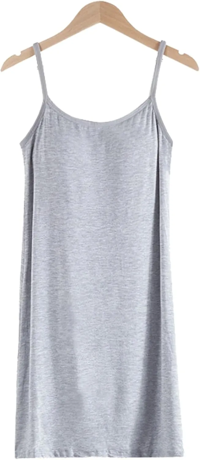 Camisole Tops for Women Built in Bra Spaghetti Strap Workout Yoga Shirts Basic Padded Tank Tops 2025 Summer Clothes