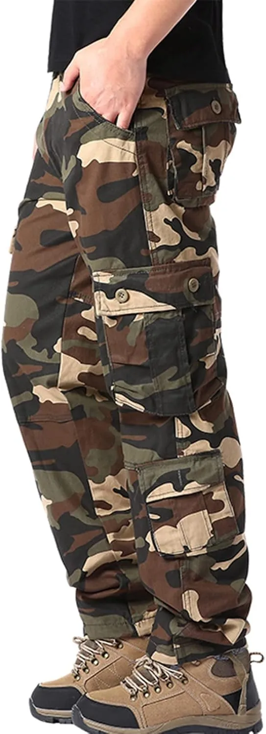 Cargo Trousers for Men Sweatpants Casual Joggers Comfortable Basic Pants Sport Daily Workout Pants Men's Heavyweight