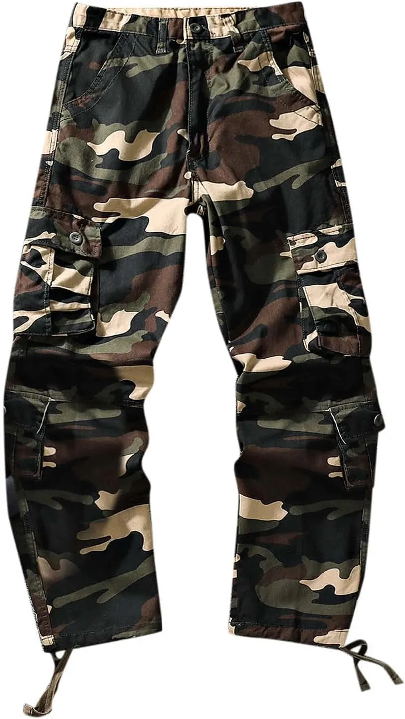 Cargo Trousers for Men Sweatpants Casual Joggers Comfortable Basic Pants Sport Daily Workout Pants Men's Heavyweight