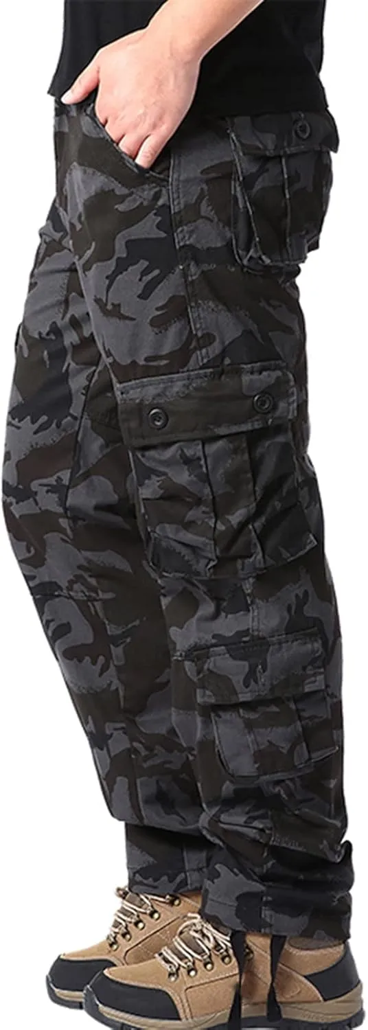 Cargo Trousers for Men Sweatpants Casual Joggers Comfortable Basic Pants Sport Daily Workout Pants Men's Heavyweight