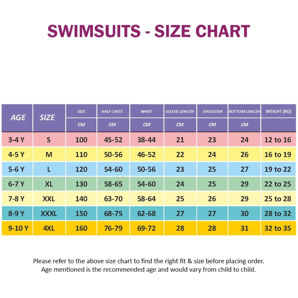 Checkered Swimsuit for Girl- 2Pcs (UPF 50 &A) - Purple