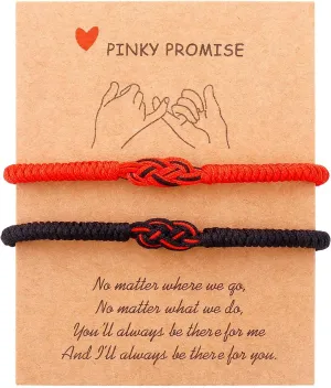 CJIAYUJEW Matching Bracelet for Couples Best Friends Friendship Bracelets Valentines Day Matching Couples Bracelets Red String of Fate Soulmate Bracelets Mother's Day Anniversary Birthday Present