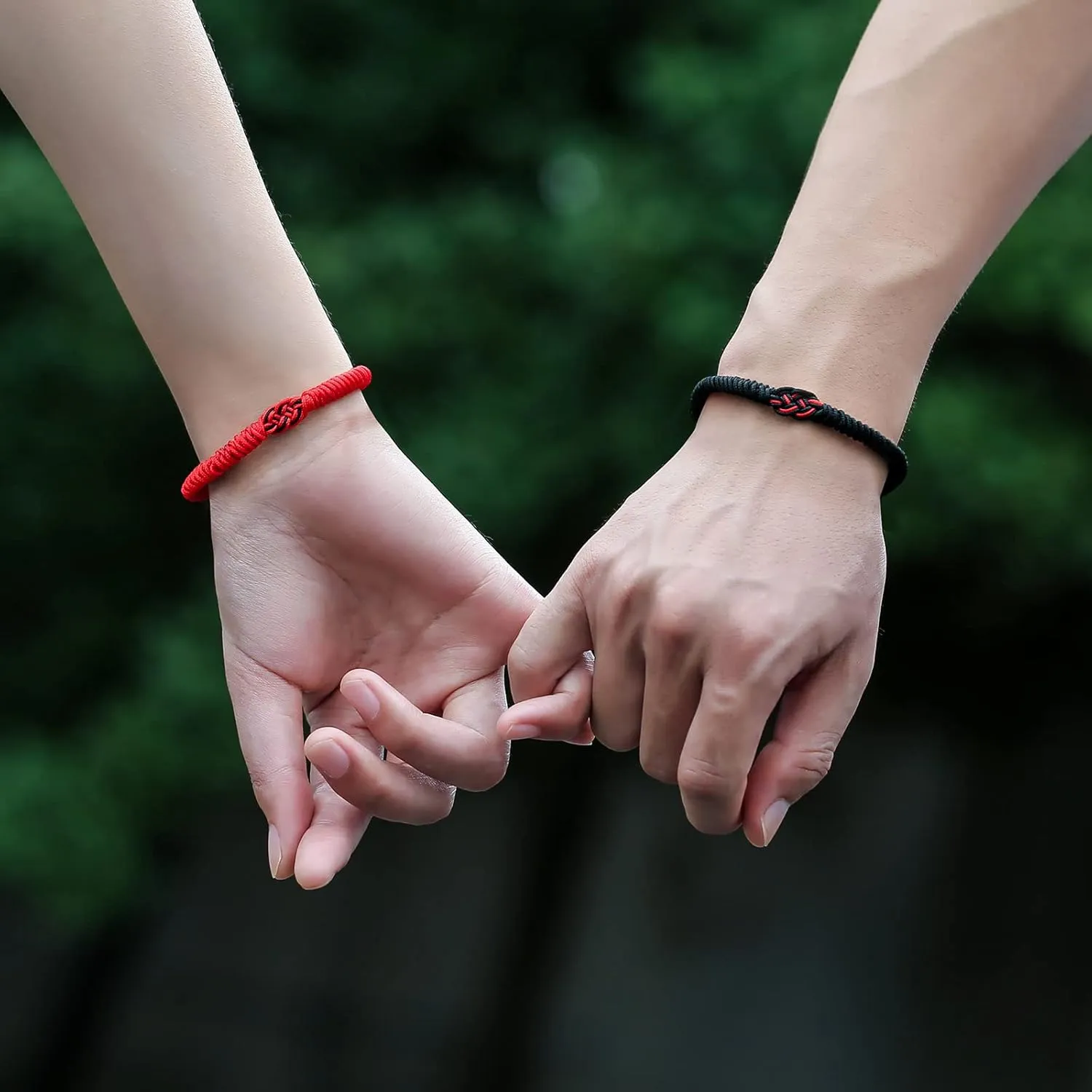 CJIAYUJEW Matching Bracelet for Couples Best Friends Friendship Bracelets Valentines Day Matching Couples Bracelets Red String of Fate Soulmate Bracelets Mother's Day Anniversary Birthday Present