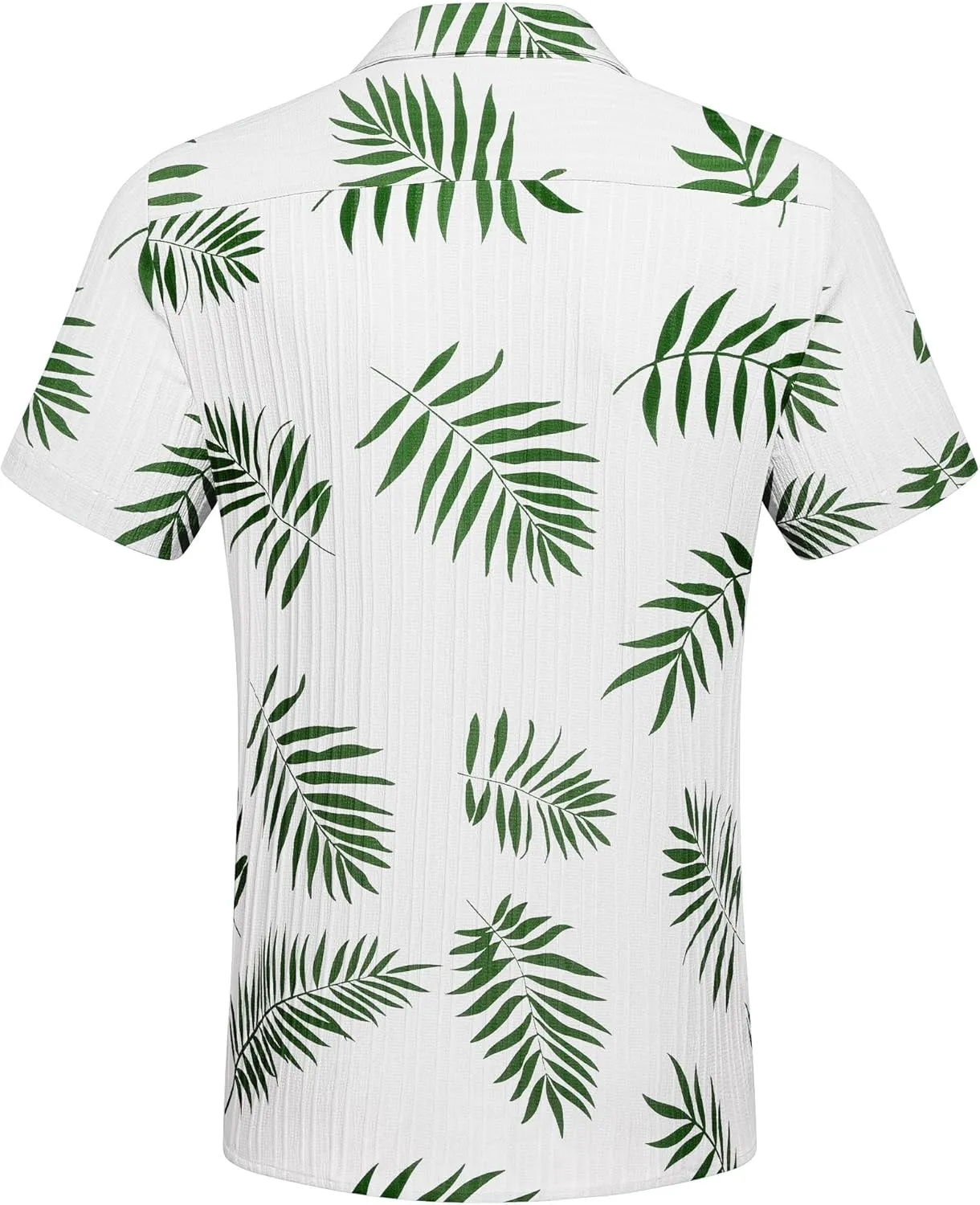 COOFANDY Men's Casual Button Down Shirts Short Sleeve Textured Summer Beach Shirt with Pocket