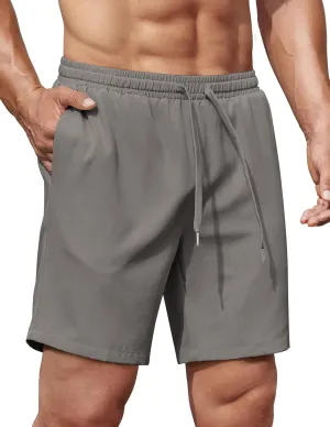 COOFANDY Men's Gym Workout Shorts 8 Inch Quick Dry Athletic Shorts Lightweight Drawstring Running Shorts