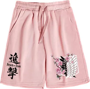 DIOMMELL AOT Shorts Anime Shorts with Drawstring Gift