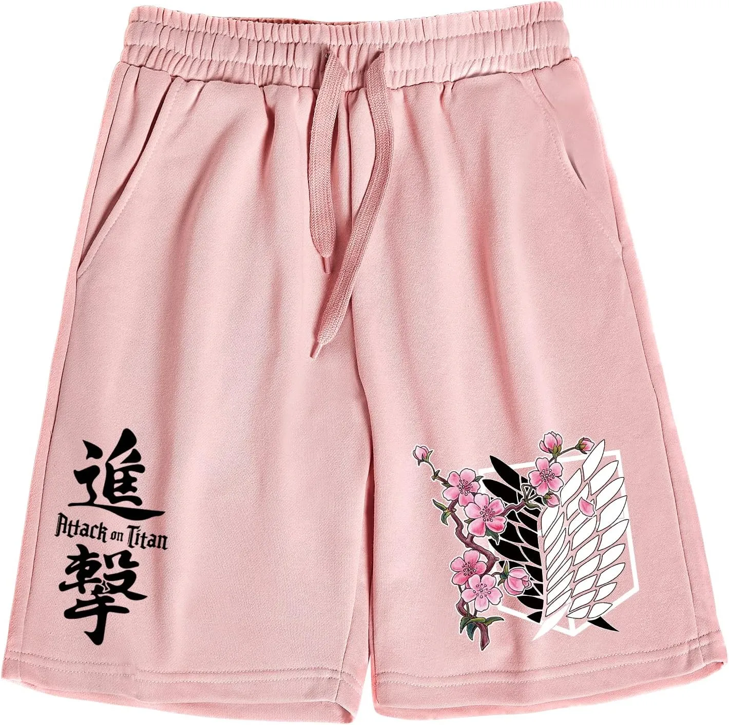 DIOMMELL AOT Shorts Anime Shorts with Drawstring Gift