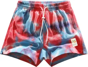 DIOTSR Mens Tie Dye Graphic Shorts Athletic Running Basketball Shorts Casual Designer Shorts Cool Streetwear