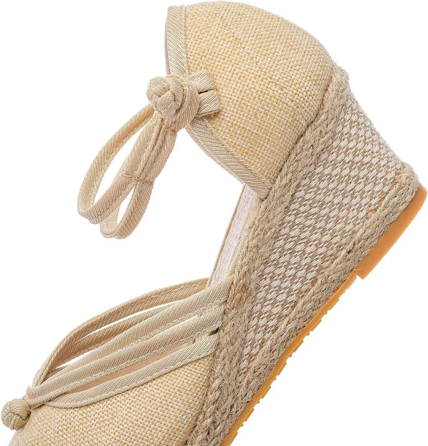 Eduavar Sandals for Women 2023, Sandals Women Dressy Summer Close Toe Sandals Comfy Breathable Wedge Platform Shoes