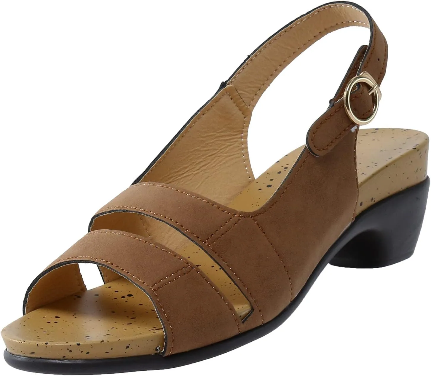 Eduavar Summer Sandals for Women 2023, Wedge Sandals for Women Ultra-Comfy Breathable Sandals Wedge Peep Toe Sandals Shoes