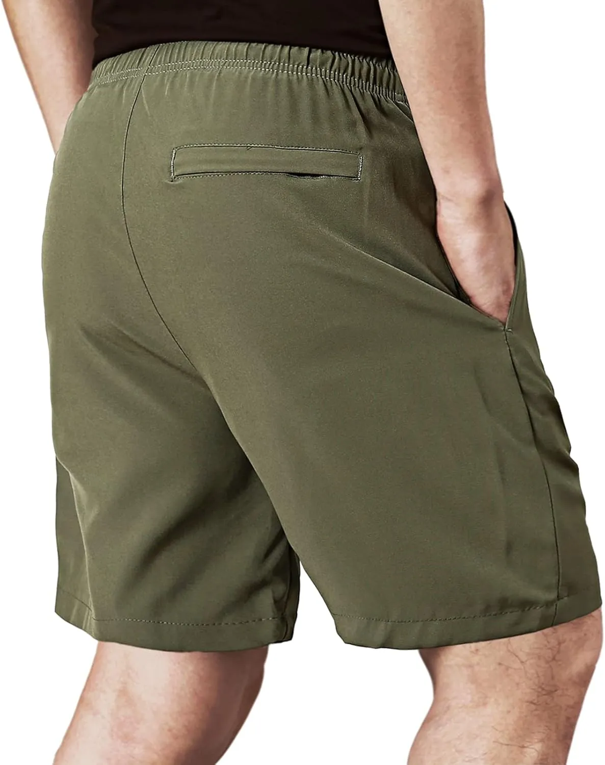 EXEKE Men's Athletic Shorts Quick Dry Running Shorts Lightweight Gym Workout Shorts with Pockets