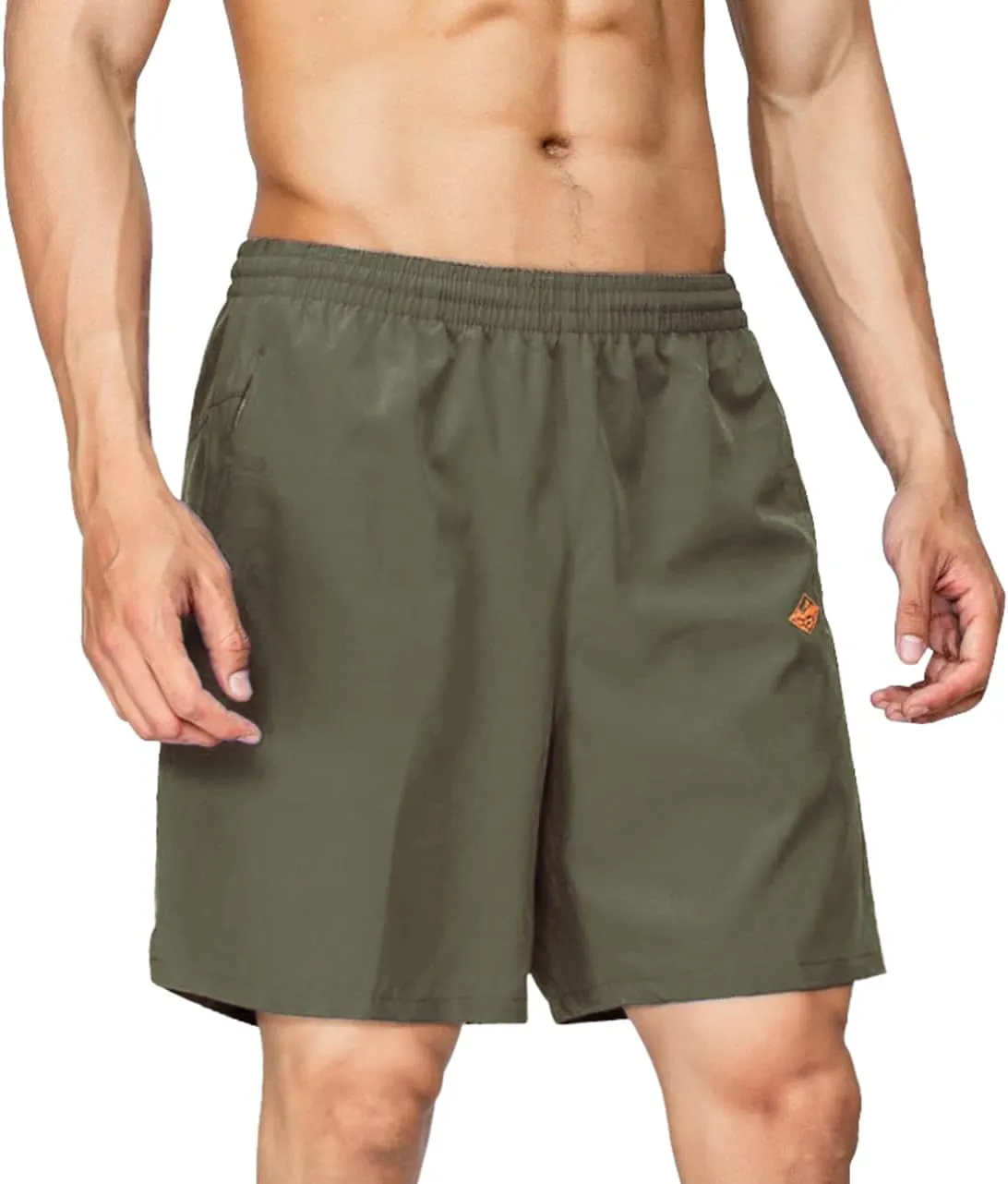 EXEKE Men's Athletic Shorts Quick Dry Running Shorts Lightweight Gym Workout Shorts with Pockets