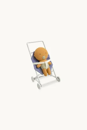 Gommu Pocket Vichy Stroller - Blue
