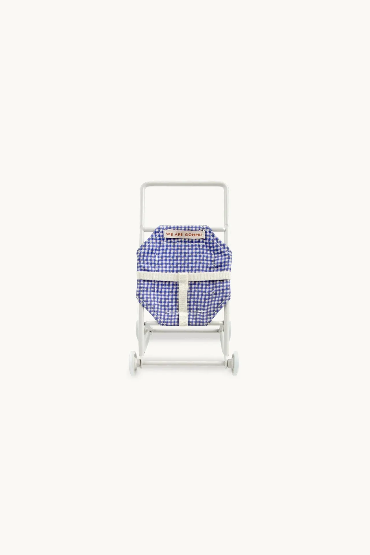 Gommu Pocket Vichy Stroller - Blue