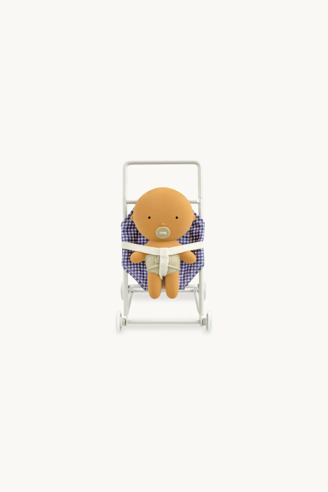 Gommu Pocket Vichy Stroller - Blue
