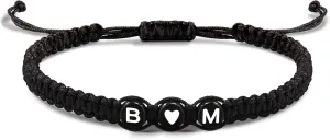 Initial Bracelets for Women Men's Bracelets Gifts for Girlfriend Boyfriend Letter Bracelets I Love You Gifts for Her Him Best Friend Birthday Gift Christmas Jewelry
