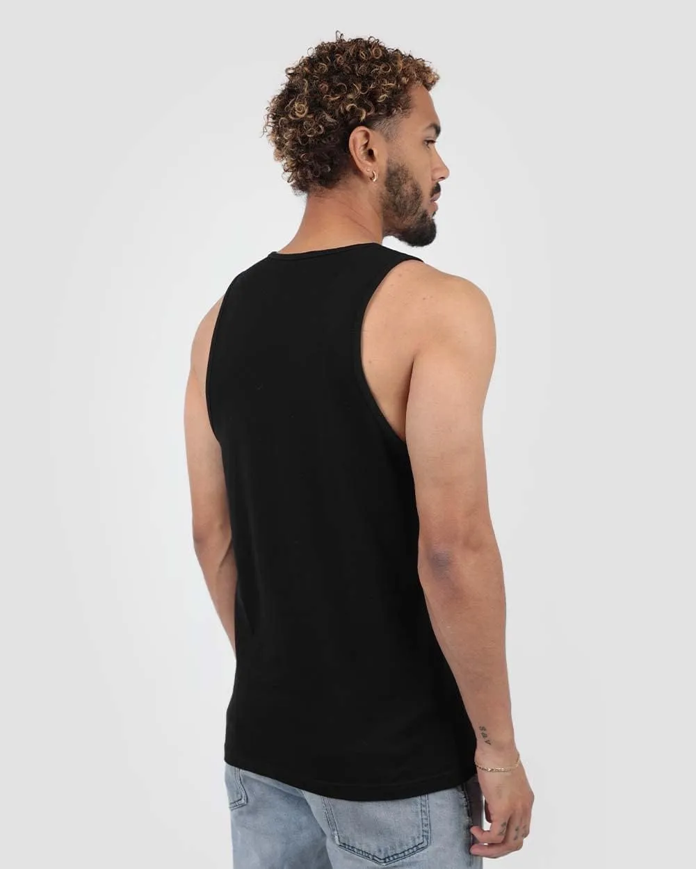 INTO THE AM Men's Graphic Tanks - Beach Summer Graphic Tank Tops for Guys S - 2XL