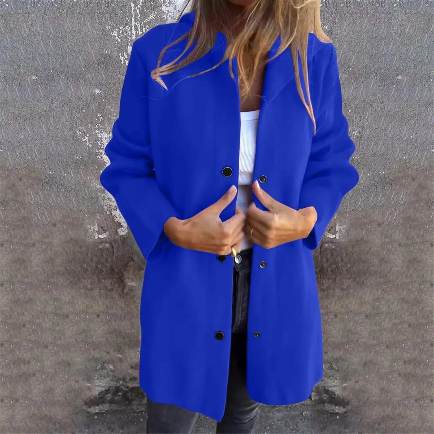 Jackets for Women Casual Single Breasted Hooded Jacket Long Sleeve Trench Coat 2024 Trendy Quilted Shackets