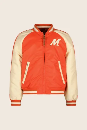 Jas Baseball Jacket Rock On Signal Red