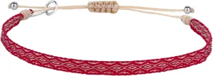 KELITCH Bohemian Friendship Bracelets Stack Silk Adjustable Bracelets Handmade Wax Rope Wrap Bracelets