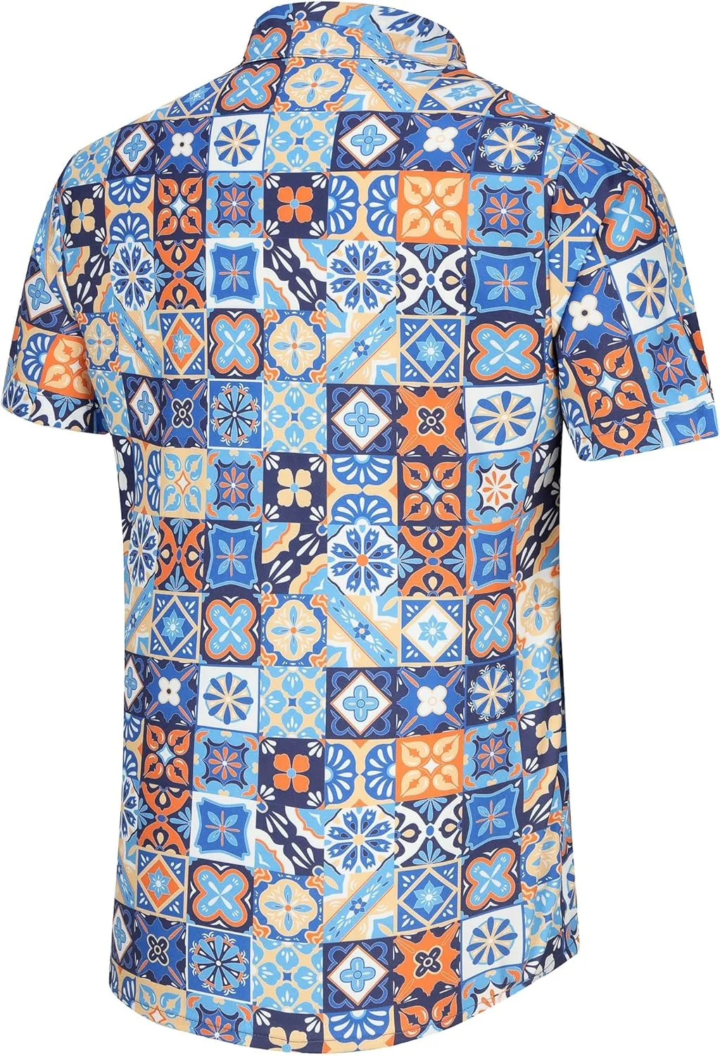 KYKU Mexico Shirt for Men Funny Beach Shirts Hawaiian Button Down Short Sleeve