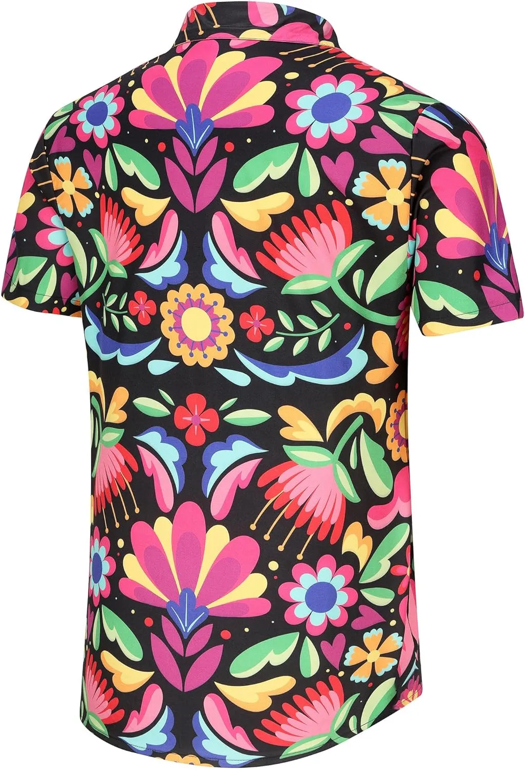 KYKU Mexico Shirt for Men Funny Beach Shirts Hawaiian Button Down Short Sleeve
