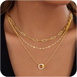 Layered Gold Necklaces for Women
