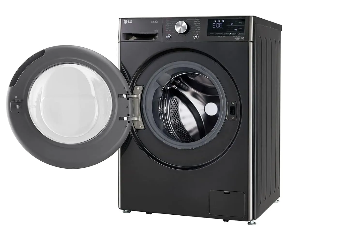 LG 11 Kg FHP1411Z9B 5 Star Inverter Wi-Fi Fully-Automatic Front Load Washing Machine with In-Built Heater (FHP1411Z9B, Black VCM, AI DD Technology, 1400 RPM & Steam )
