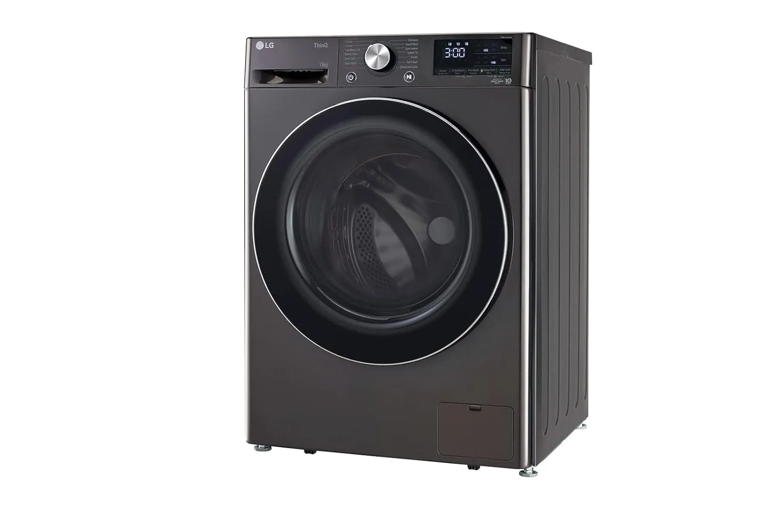 LG 11 Kg FHP1411Z9B 5 Star Inverter Wi-Fi Fully-Automatic Front Load Washing Machine with In-Built Heater (FHP1411Z9B, Black VCM, AI DD Technology, 1400 RPM & Steam )