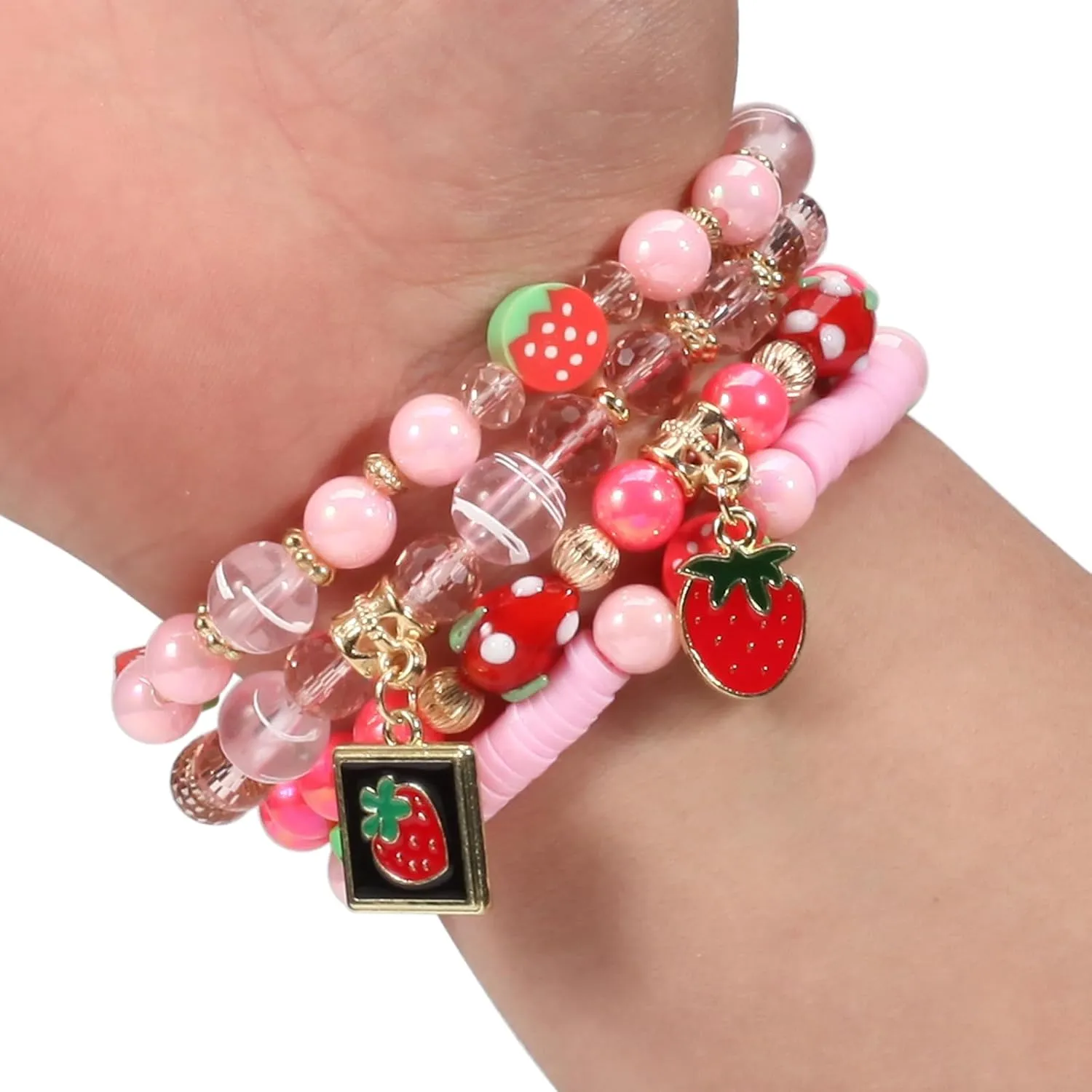 Lonext Halloween Bracelets Stackable Heishi Beaded Stretch Bracelets