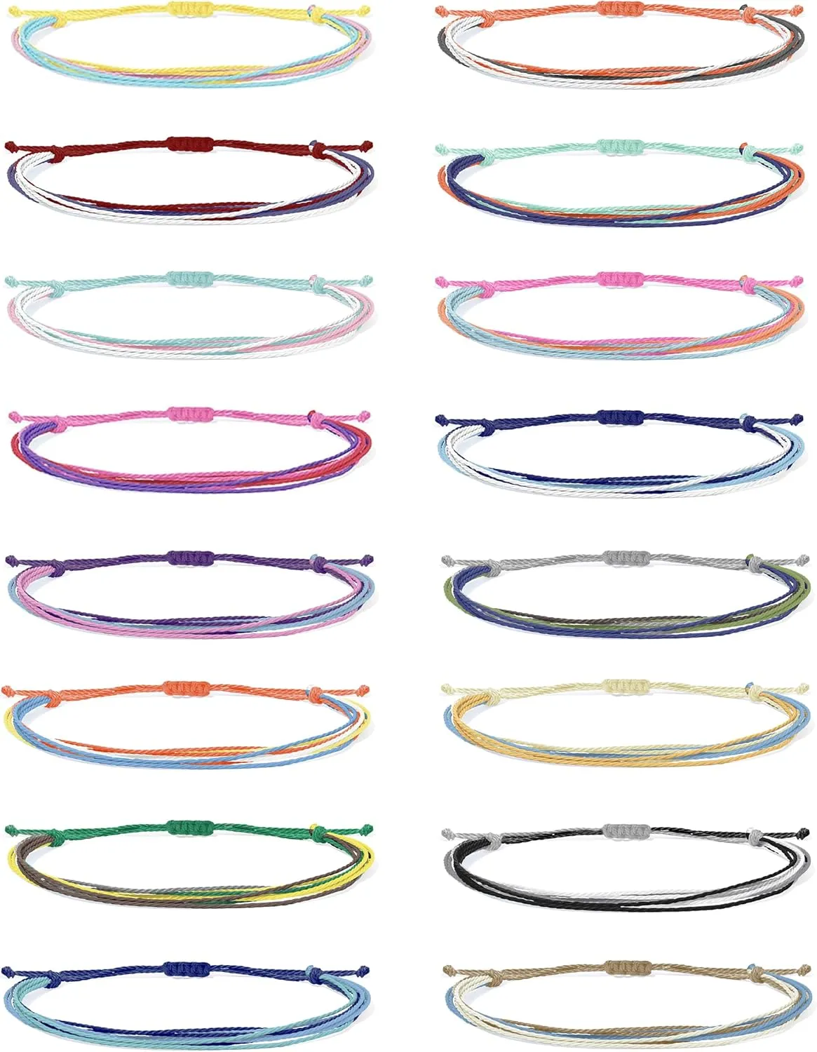 Long tiantian String Bracelets for Women Gifts Trendy Stuff Friendship Bracelets Waterproof Summer Ankle Bracelets Outfits Adjustable Wave Surfer Beach Bracelets Stocking Stuffers