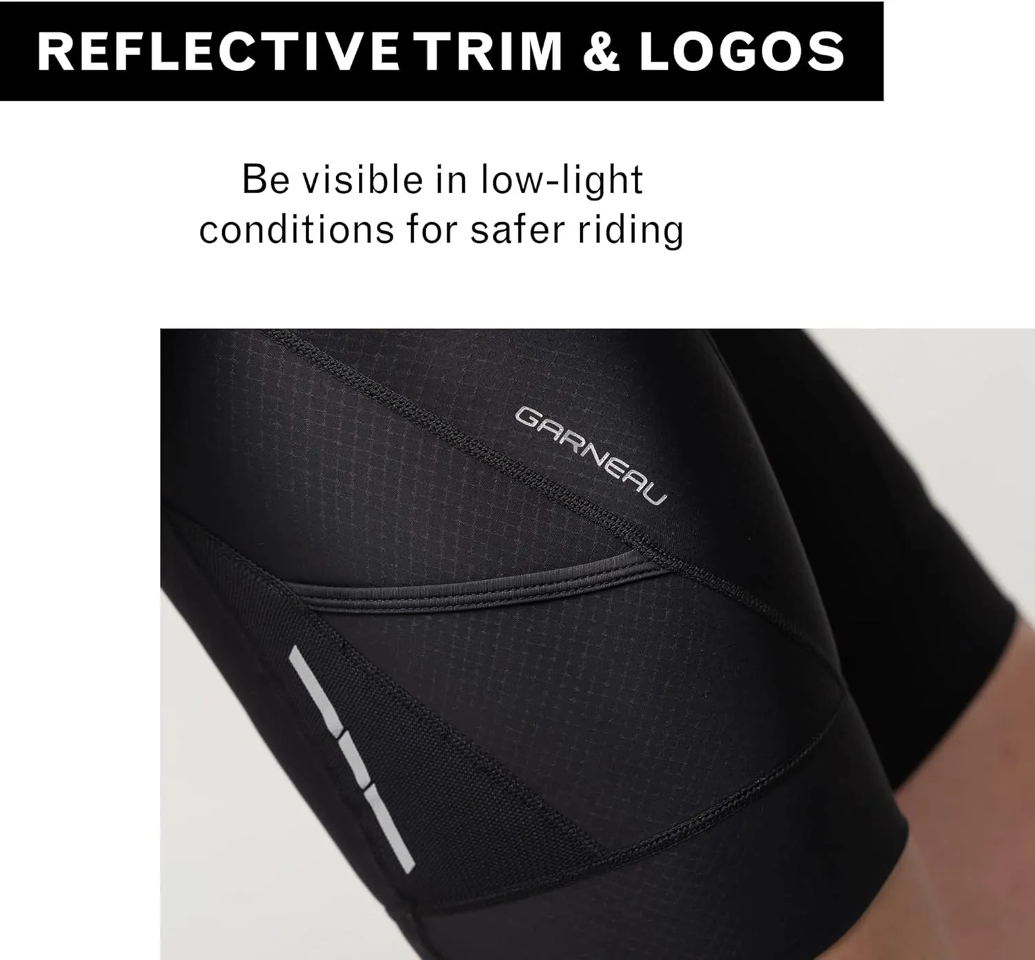 Louis Garneau, Mens Optimum 2 Shorts, Padded, Stretchable, Breathable & Quick Drying