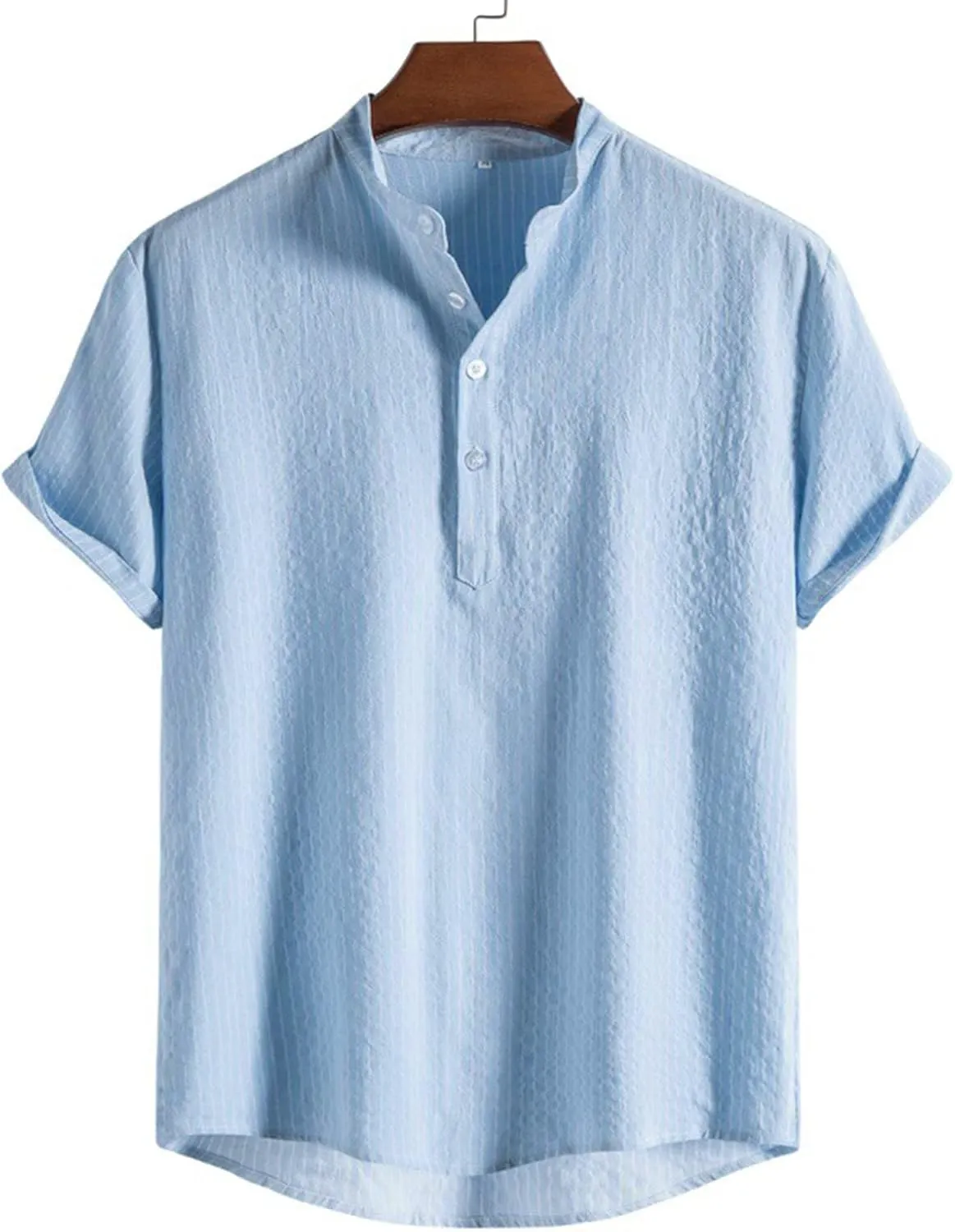 Mens Cotton Linen Beach Tops Short Sleeve Button Down Shirts 2025 Summer Relaxed Fit Vintage Casual Hawaiian Shirts