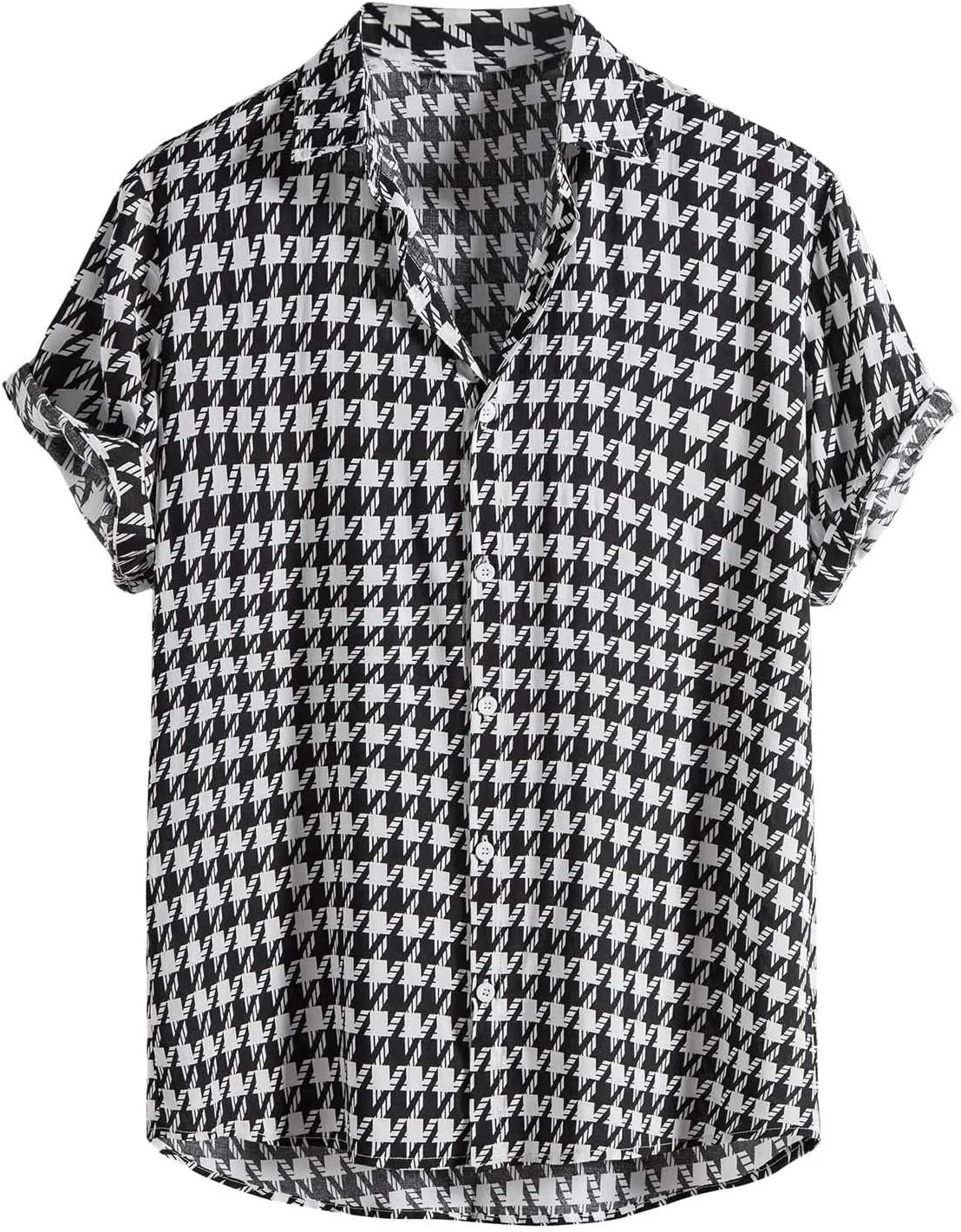 Mens Cotton Linen Beach Tops Short Sleeve Button Down Shirts 2025 Summer Relaxed Fit Vintage Casual Hawaiian Shirts